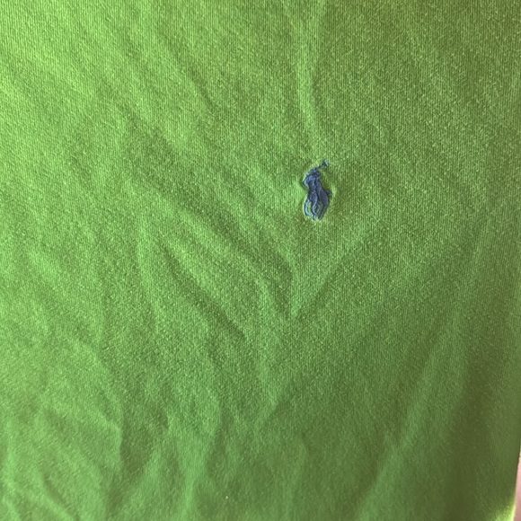Polo by Ralph Lauren Vibrant Green Tee Mens 18-20 Years Old Fits Like Adult SML - Picture 4 of 5